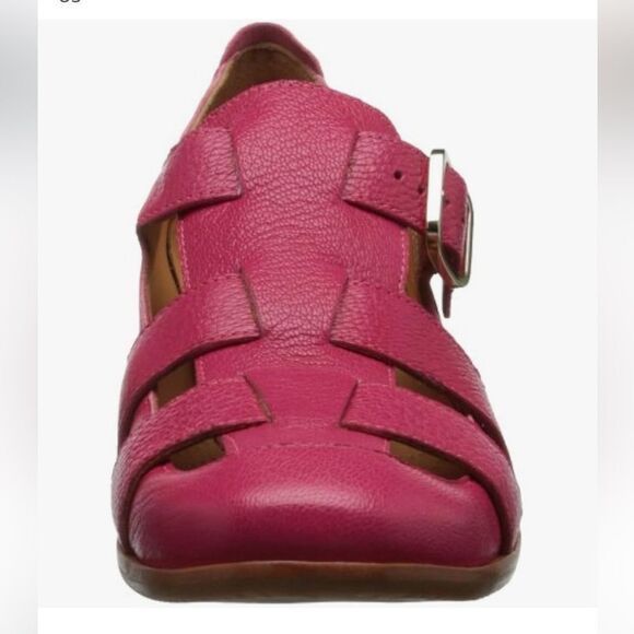 Chie Mihara Salou zine fisherman block heel sandal pump mosto pink size 39 - Picture 4 of 12